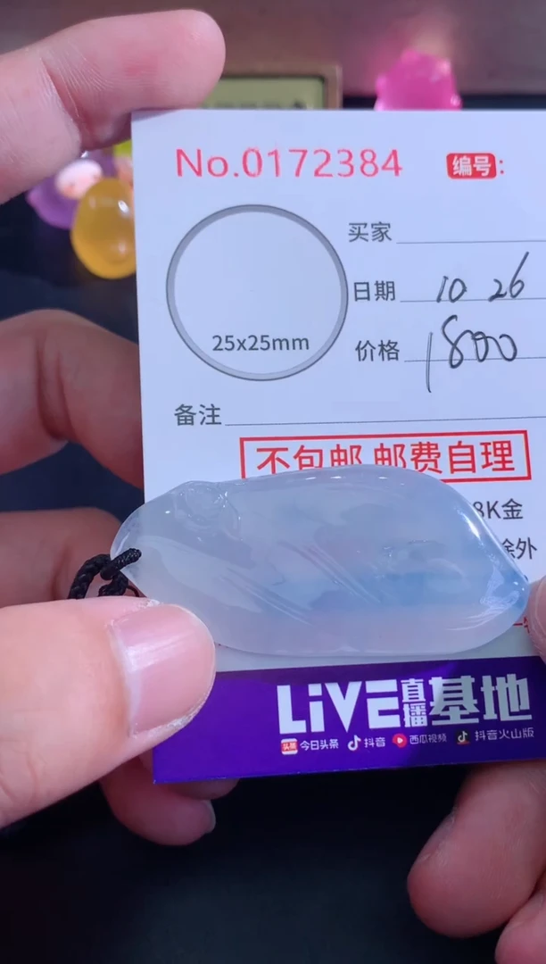 颈饰未镶嵌翡翠左*天然缅甸A货翡翠