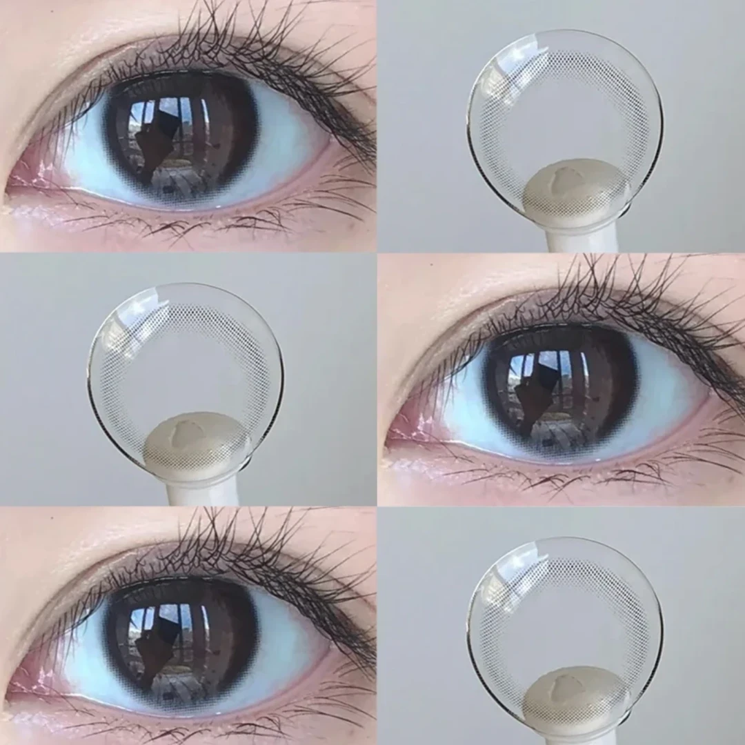 轻眸【任选3副】小心机伪素颜美瞳学生半年抛小直径水润隐形眼镜