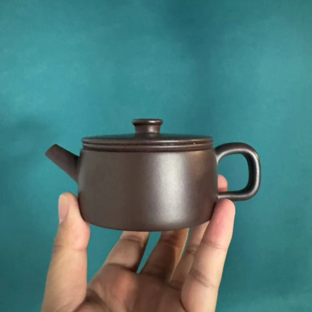 蒋静明一厂老紫泥钱币汉瓦150CC