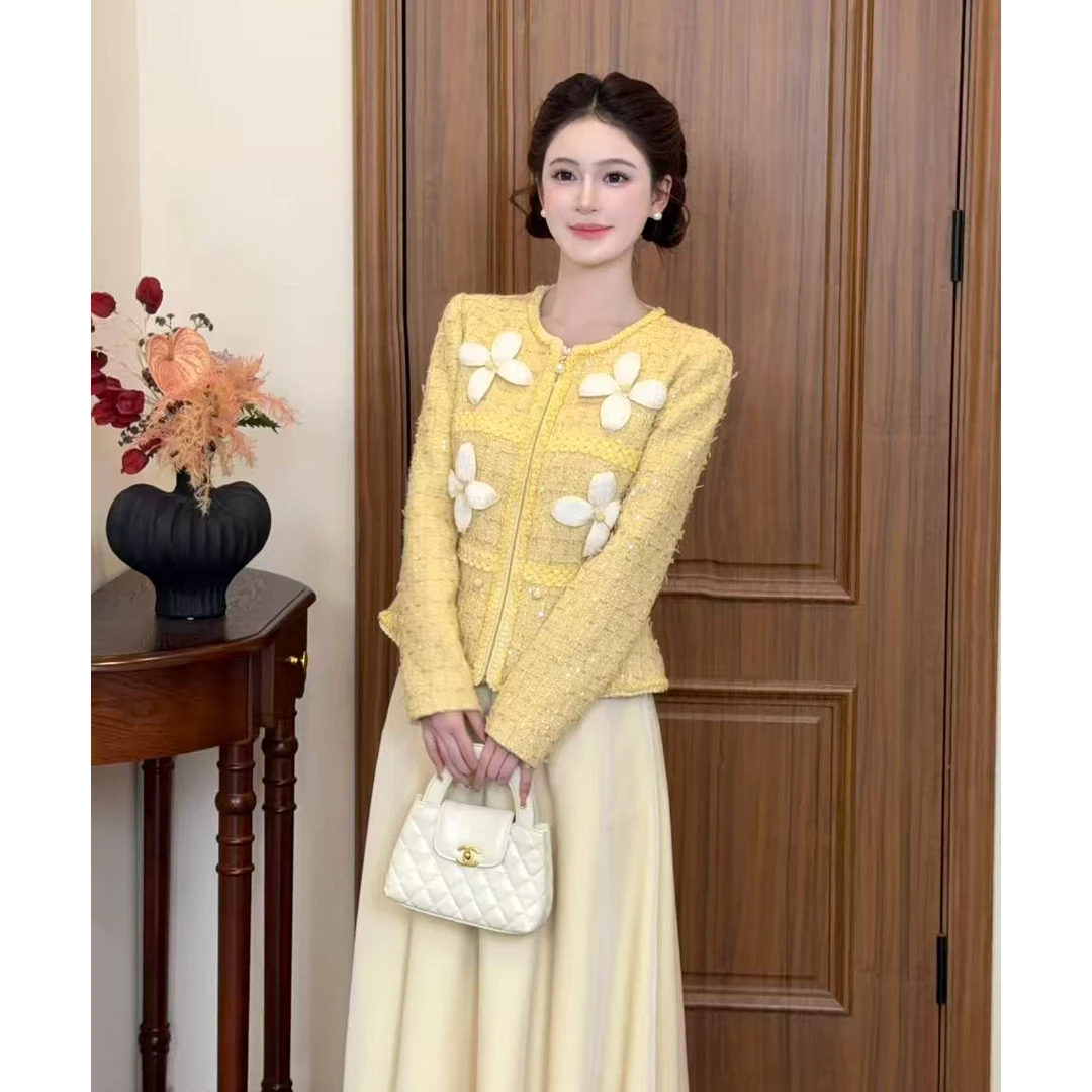 LiLi李李家【巴黎香颂】千金风小香外套半裙套装XMZH9891 XMZH10267