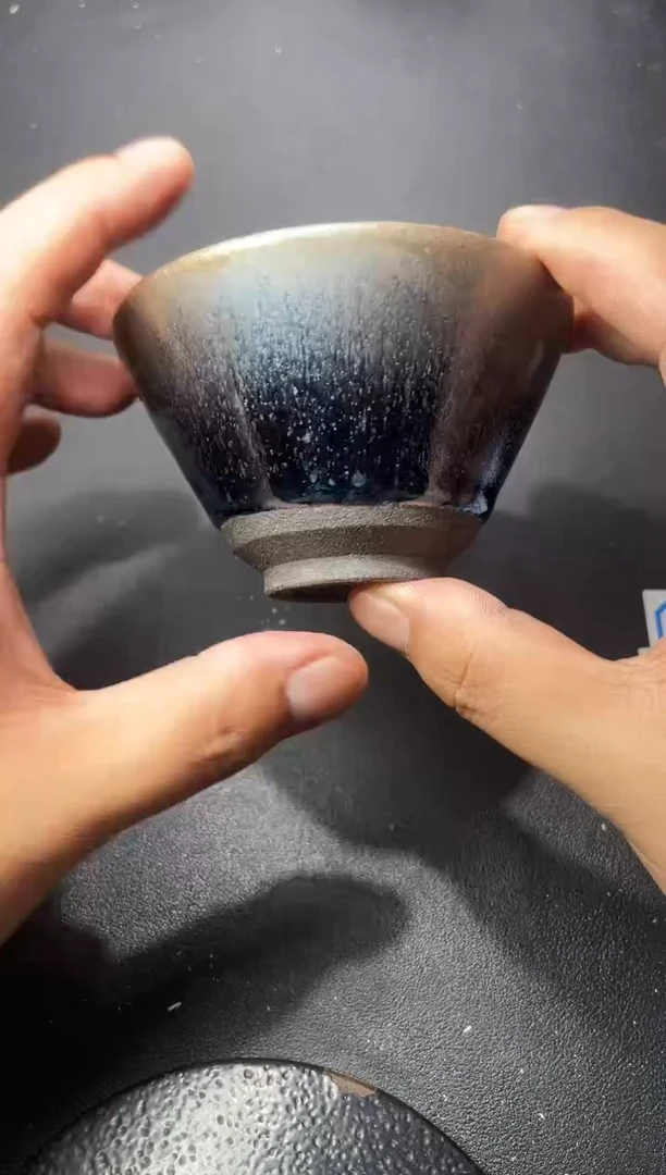 茶盏247叶紫建盏叶紫