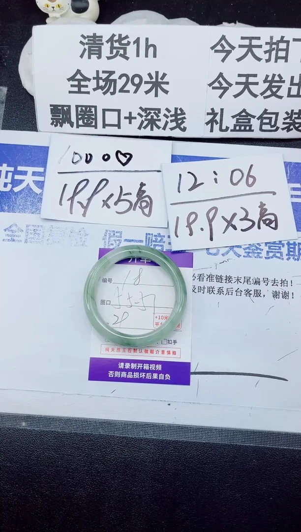 未镶嵌手镯石英质玉18-56