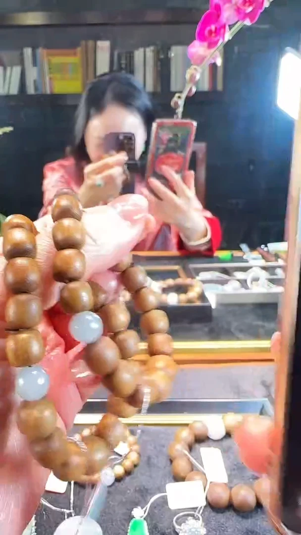 【闪购商品】翡翠手串未镶嵌天然翡翠单珠实木手串