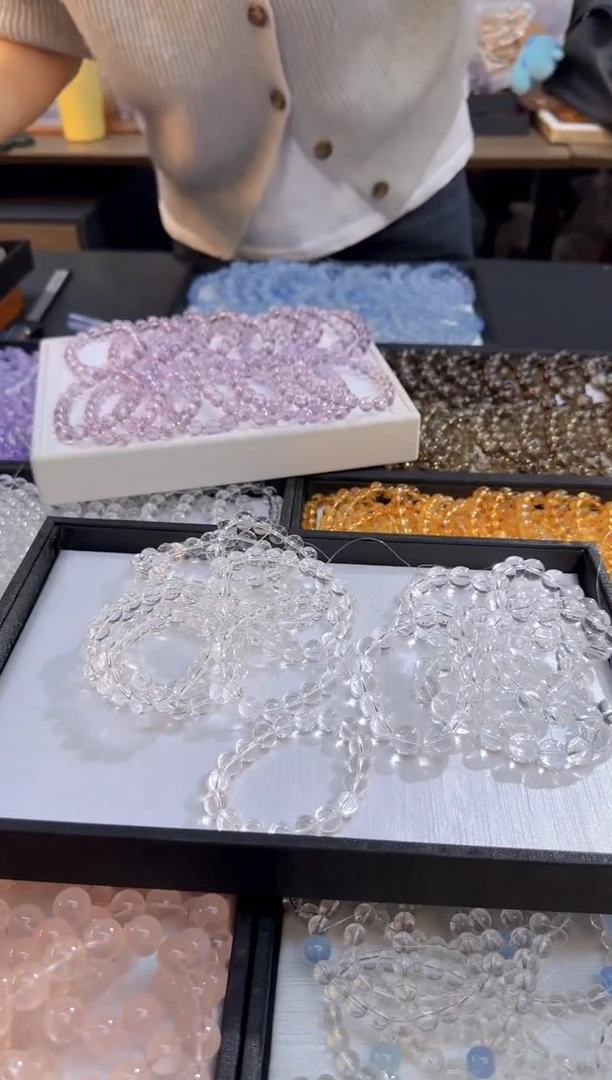【闪购商品】水晶手串未镶嵌032/多样性发其一/卡12