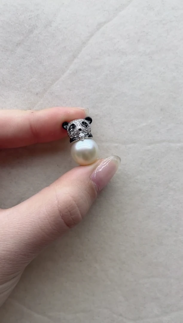 【闪购商品】海水珍珠吊坠银S925镶嵌27