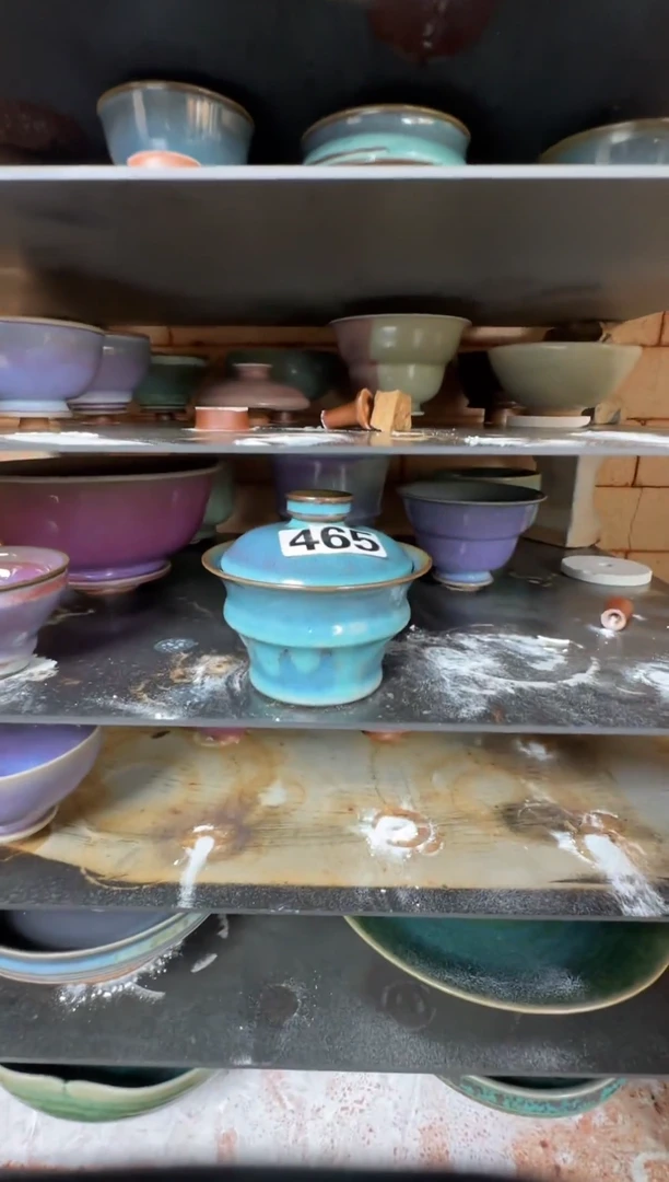 盖碗蘭山窑手作器物465 全品八折