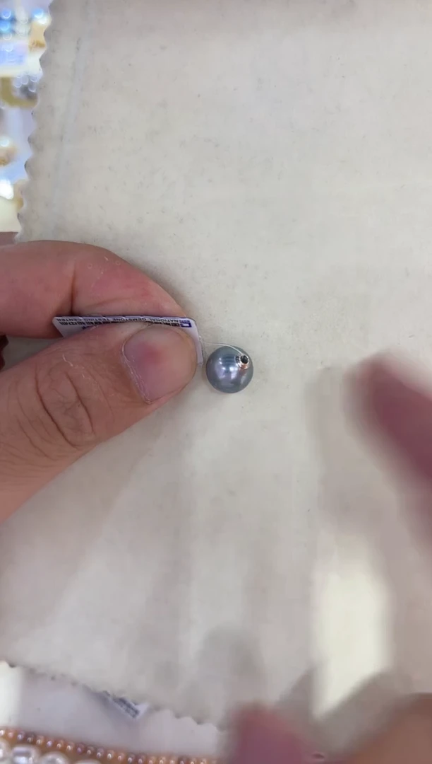 海水珍珠18K金镶嵌颈饰非基地不带证书