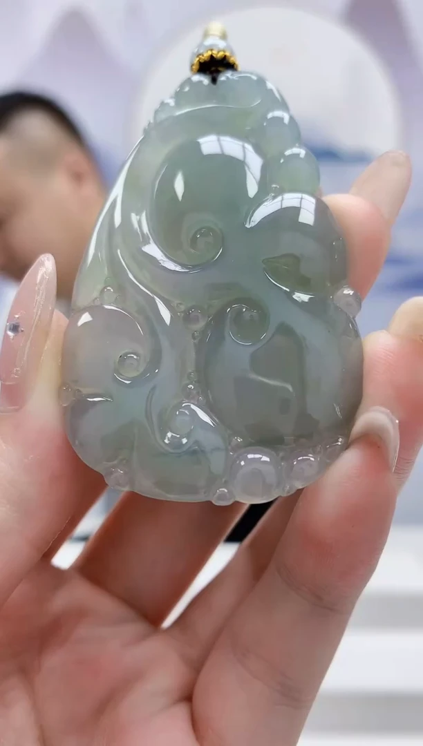 未镶嵌定制翡翠4898jw-毛货挂件18