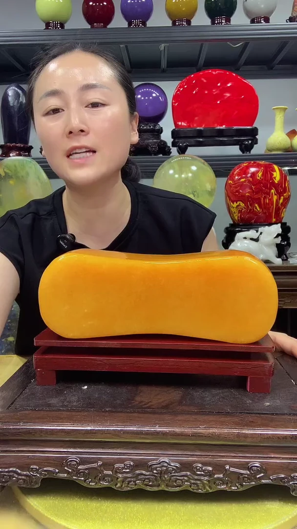 石材<鸿运当头>高档家居摆件博古架摆件