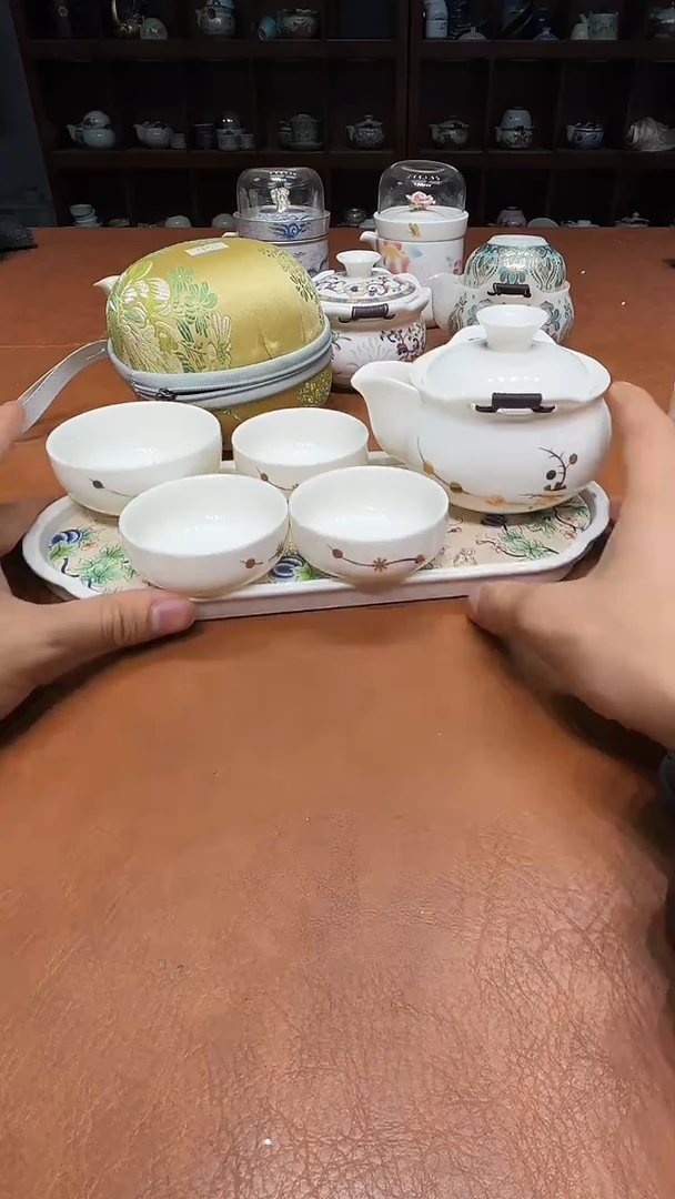 430带茶盘高雅艺术瓷简单清