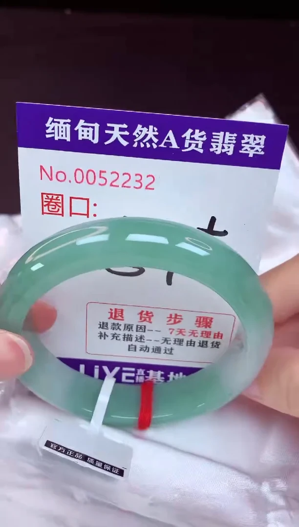 未镶嵌手镯翡翠57（48小时鉴赏期 ）