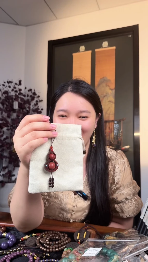 泥塑花蕊夫人小葫芦