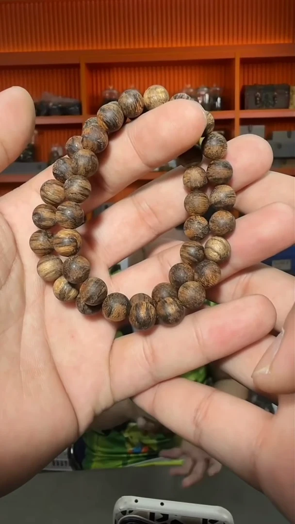 沉香手串61号单圈0.9多样性发一