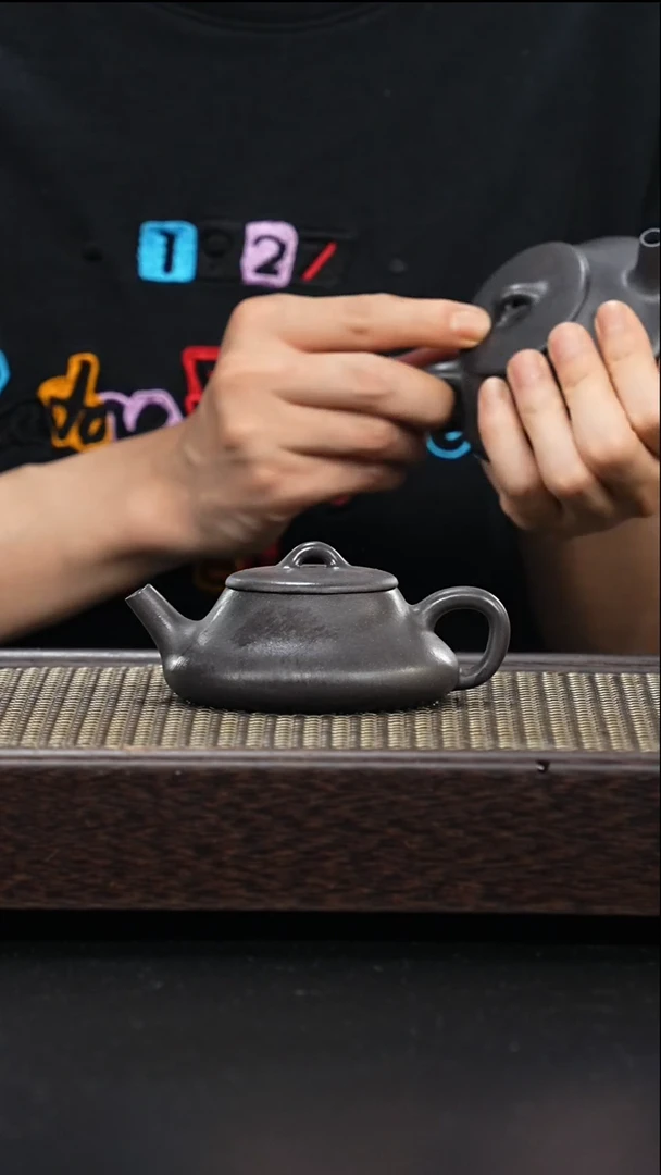 茶壶紫砂全手工还原烧隐瓢-888