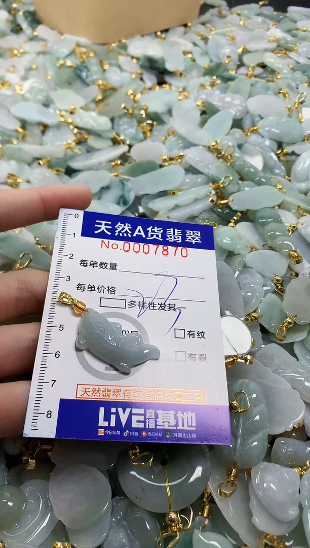 颈饰未镶嵌翡翠天然a货翡翠