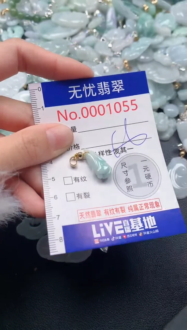 吊坠(不含链)未镶嵌翡翠1055