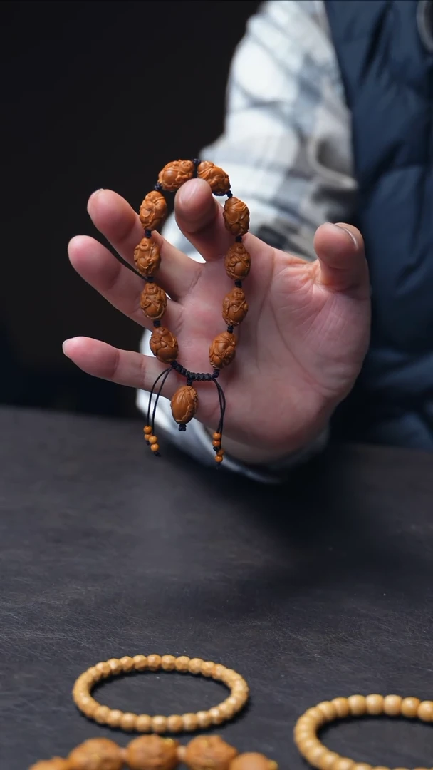 【闪购商品】橄榄核手串/手链1.2十全弥勒