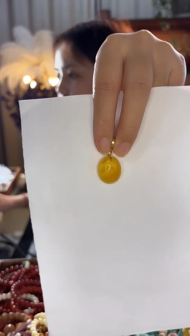 蜜蜡颈饰未镶嵌蜜蜡高品质吊坠