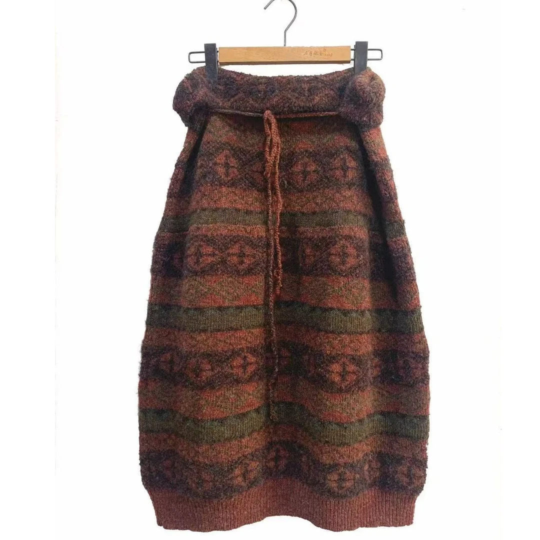 西子分享 Z24FW7107 左岸迷香 羊毛 加厚  秋冬 【半裙】