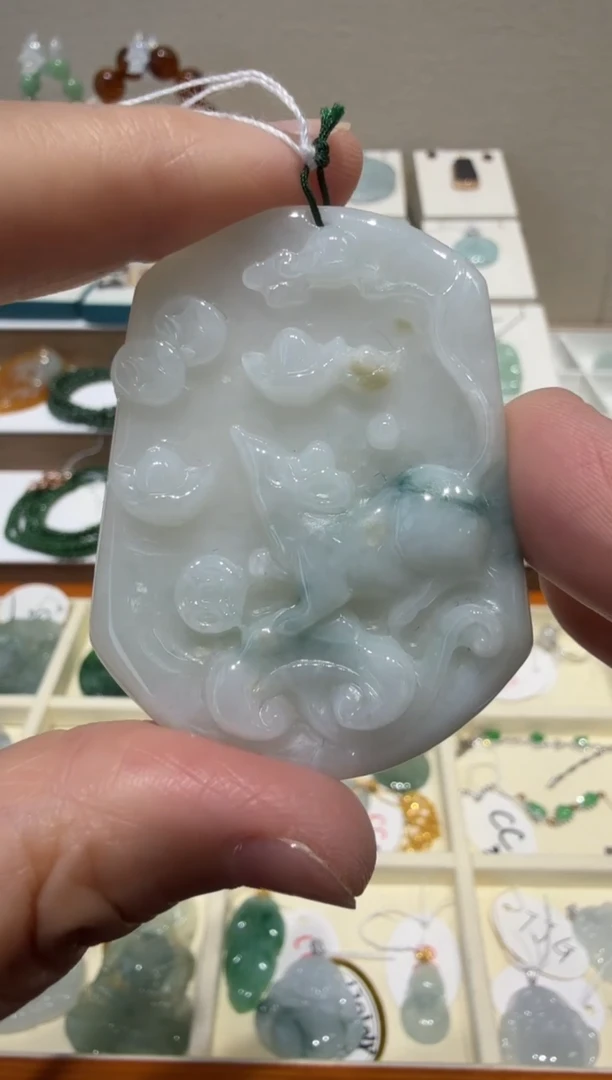 未镶嵌挂件翡翠A货翡翠多样性孤品