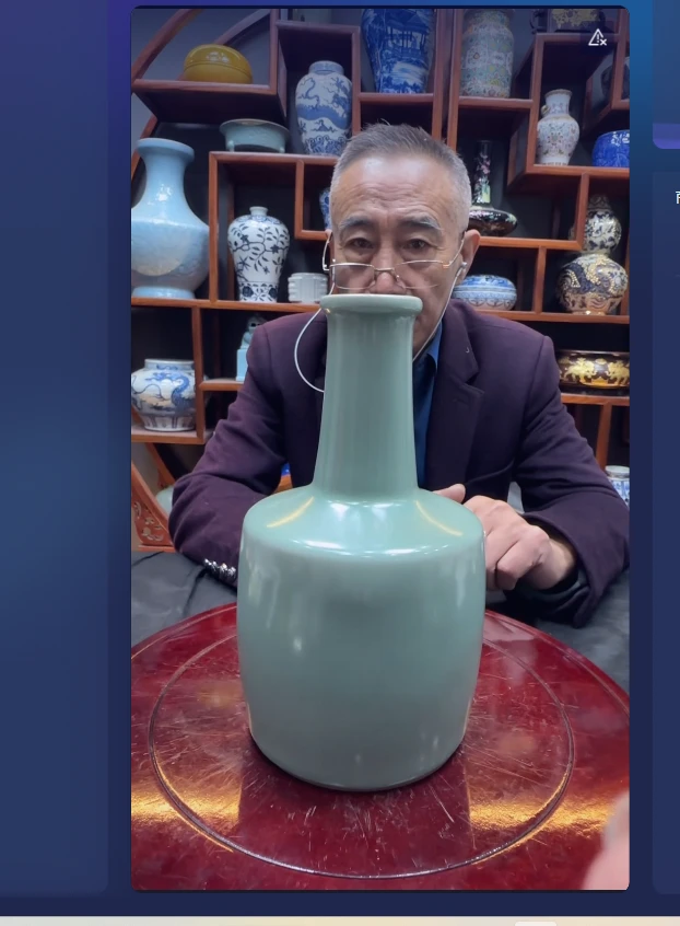 百年禄丰骨瓷 高端仓出中式摆件手绘唐宋仿古元明清瓷器手工陶瓷