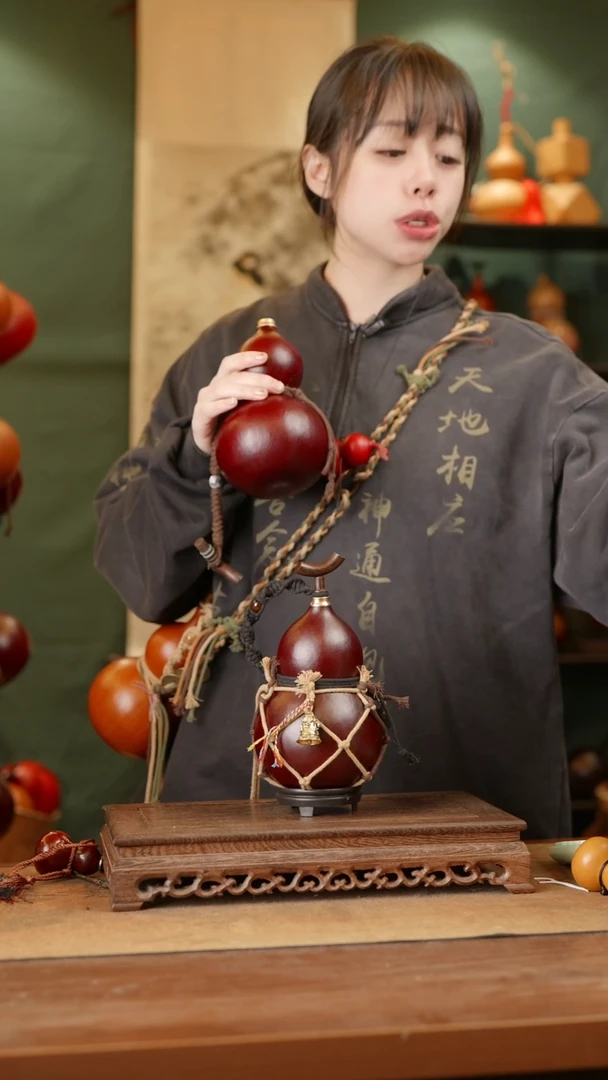 189号精品天然大漆酒葫芦一物一拍~