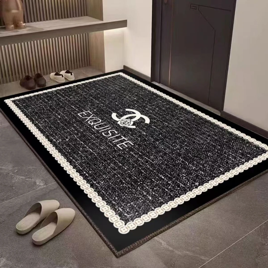 A4号吸水防滑小香风入户门垫家用门口换鞋地毯