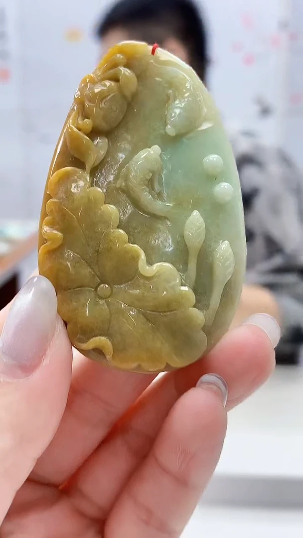 定制翡翠未镶嵌5158lr-毛货挂件99