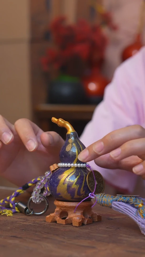 温****烧171缘梦漆艺工艺葫芦