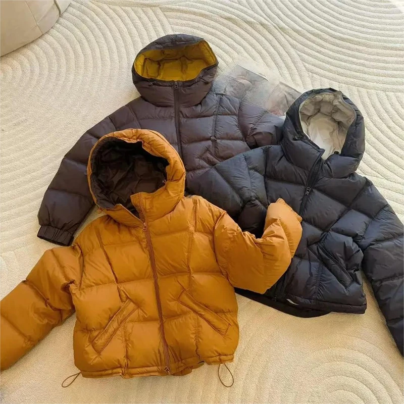 显白气质欧版棉服外套女设计感冬季新款大码宽松慵懒时尚棉衣袄子