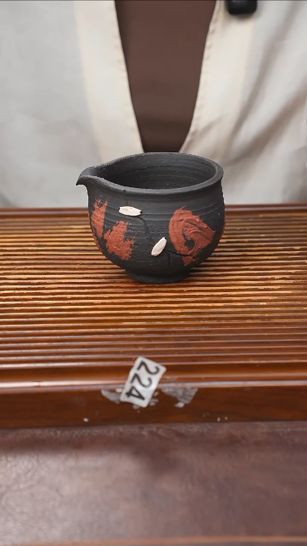 万古烧粗陶手工茶具