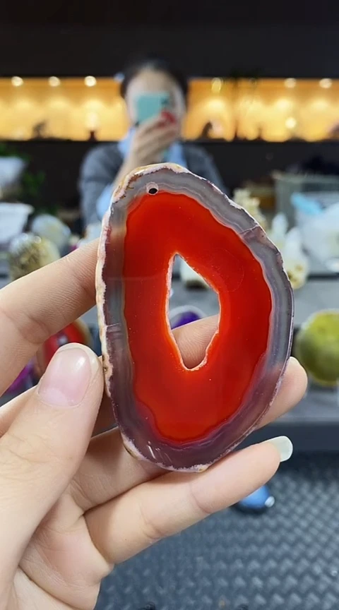 未镶嵌颈饰玛瑙/玉髓放***星玛瑙