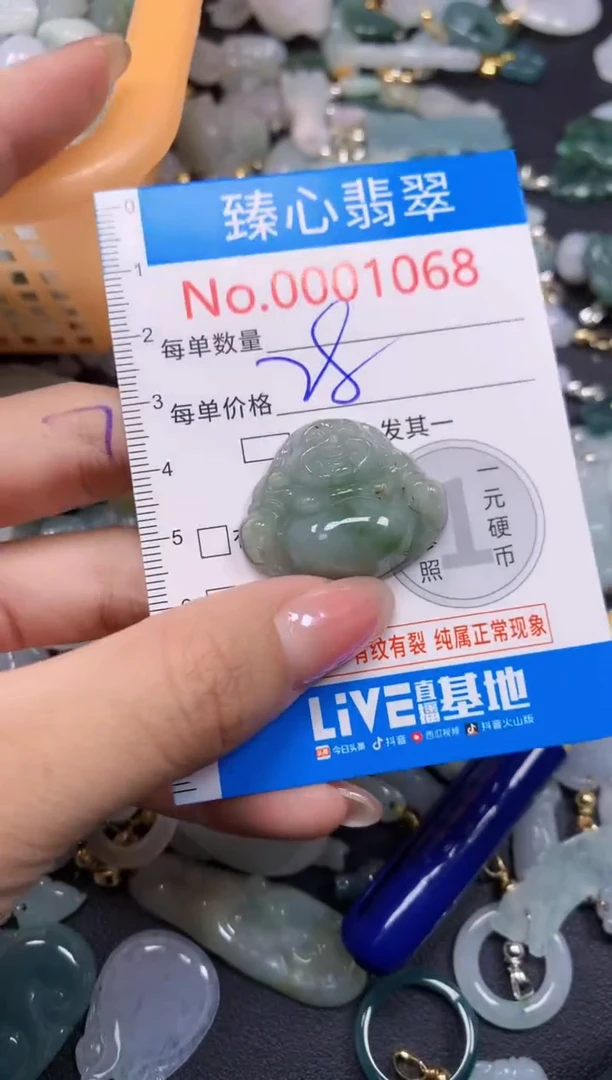 颈饰未镶嵌翡翠1068