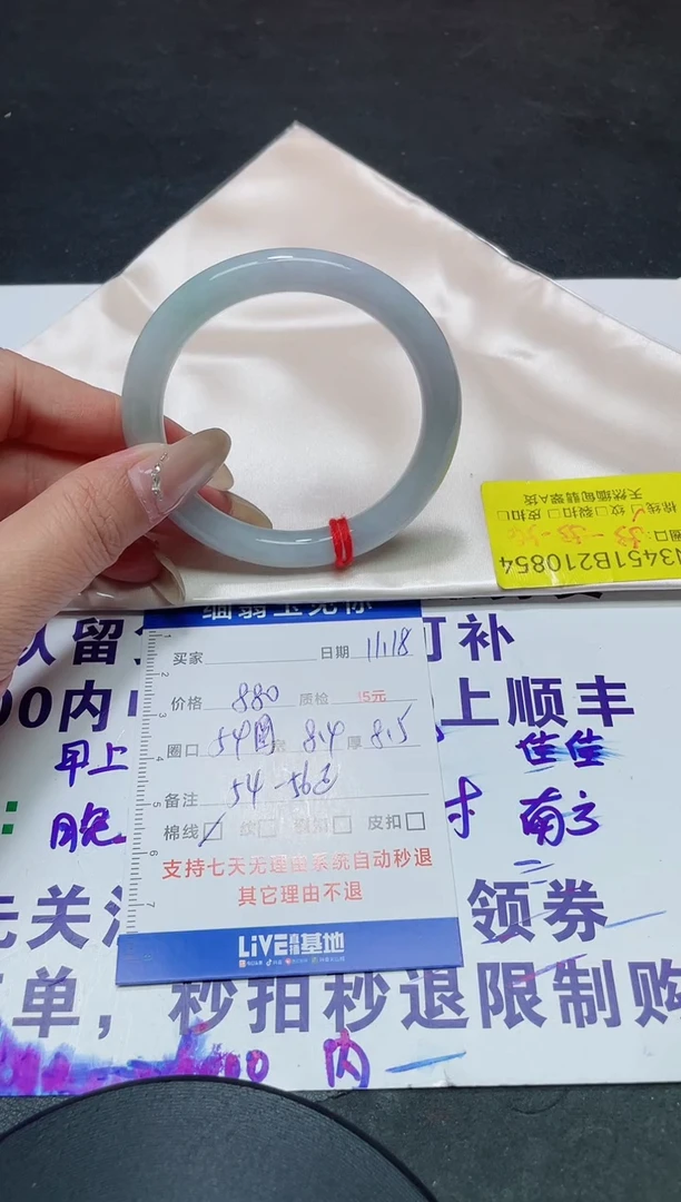 未镶嵌手镯翡翠53-54/10854