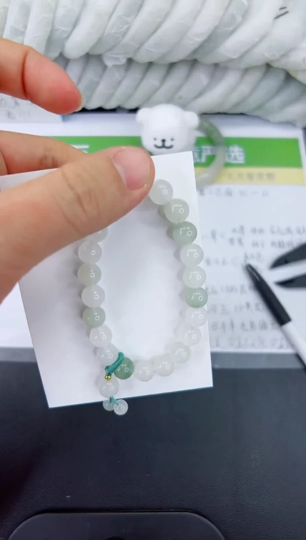 【闪购商品】石英质玉手镯未镶嵌999手串