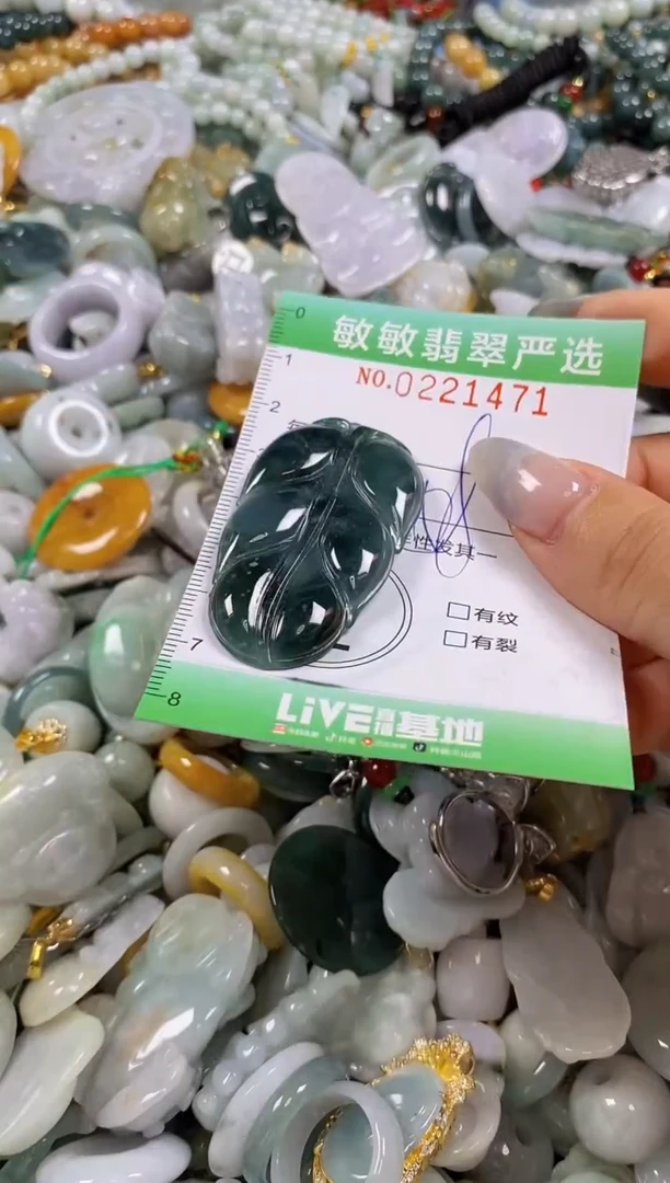 翡翠未镶嵌颈饰闪购0221471