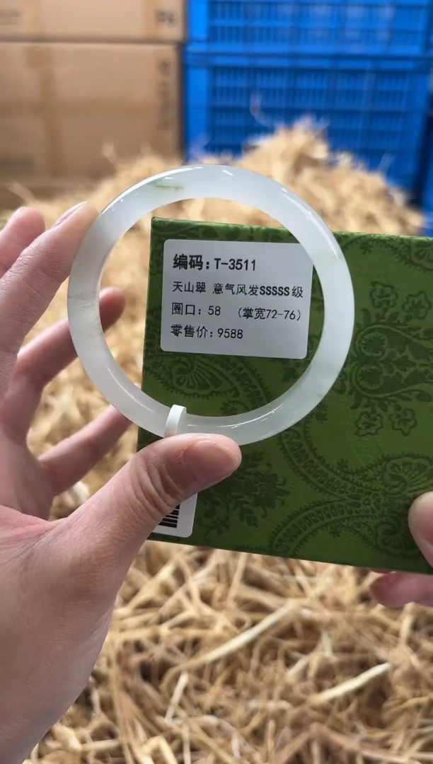 未镶嵌手镯石英质玉T-3511