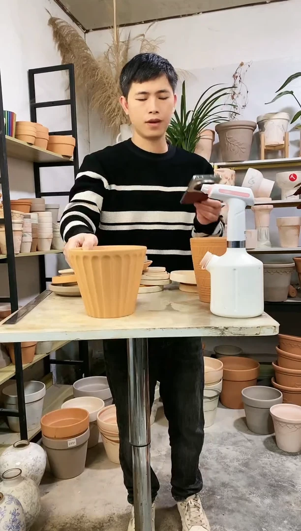 【闪购商品】红陶18*16红陶甜筒盆 1盆无托