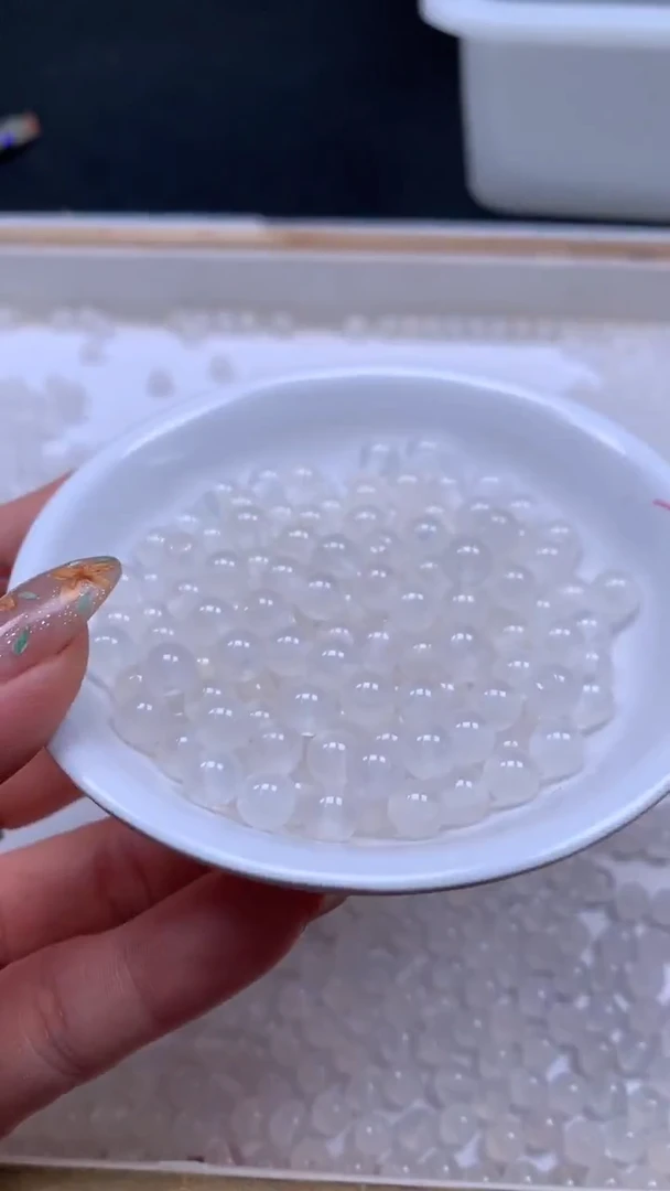 未镶嵌散珠南红玛瑙B454 荔枝冻6mm30个6.8元