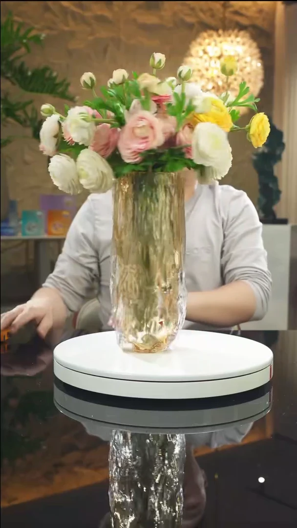 【闪购商品】瓷片福利浅琥珀树纹花瓶