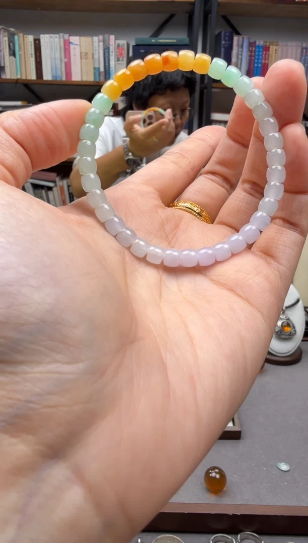 颈饰未镶嵌翡翠翡翠手串