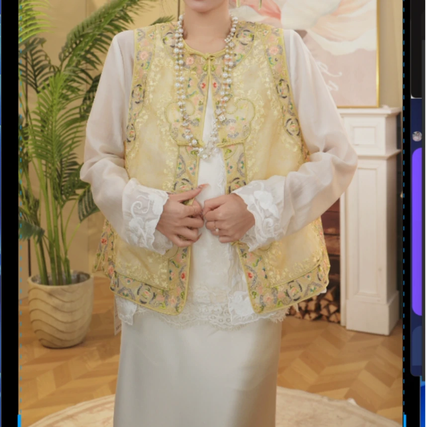 在仓！！！【金枝玉叶】春季新款重磅百搭马甲2025C1022小禹