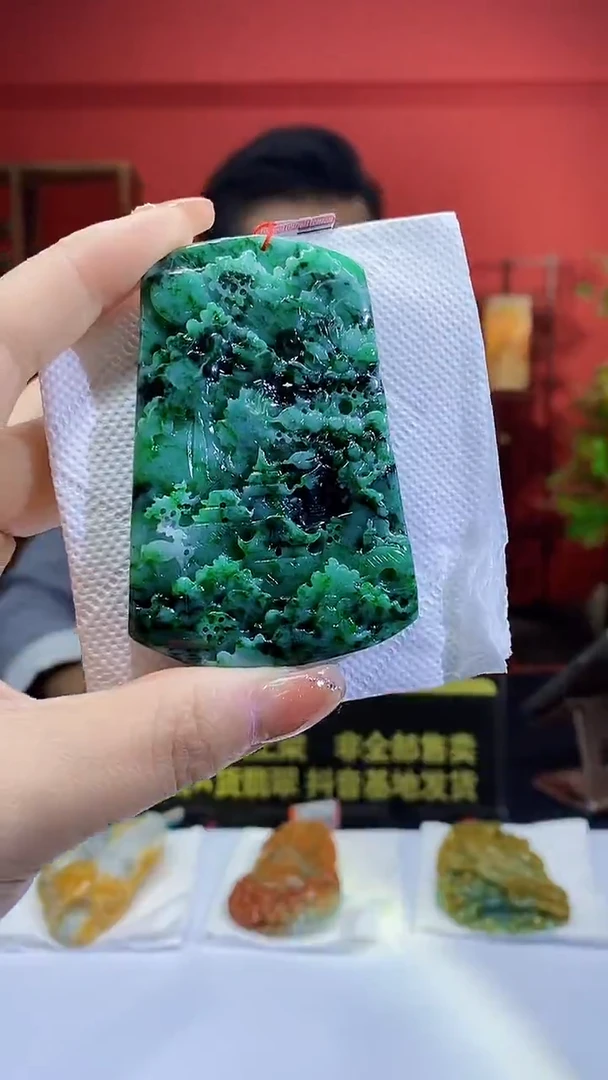 未镶嵌定制翡翠01/1012/W/发其一件/山水