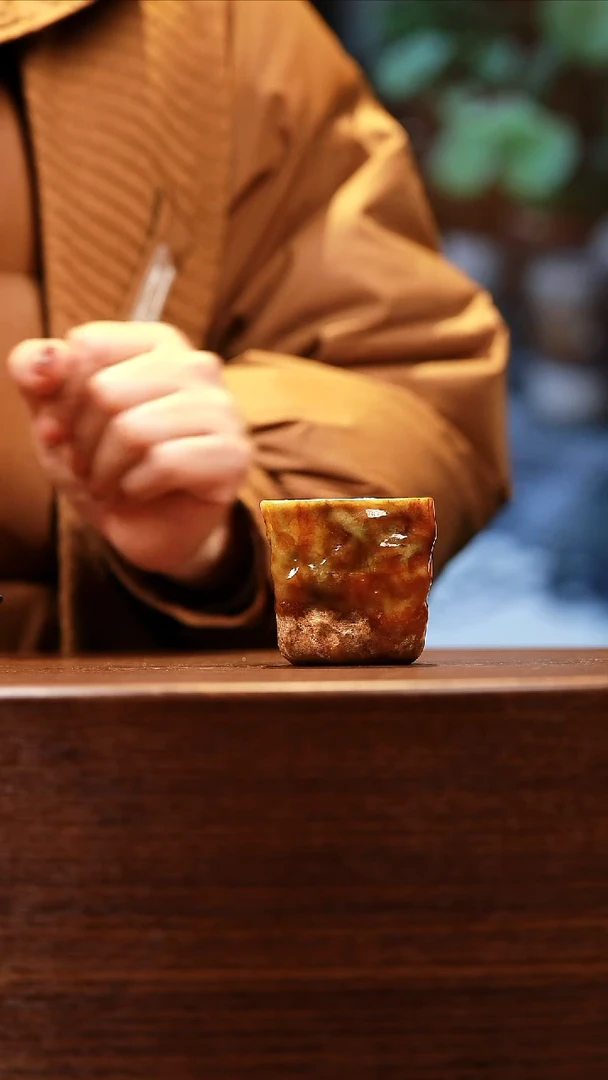 【闪购商品】定制翡翠未镶嵌翡翠随形主人杯