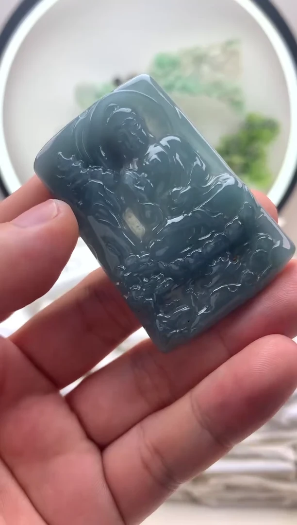 颈饰未镶嵌翡翠阿弥陀佛