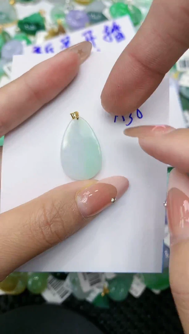 【闪购商品】翡翠颈饰18K金镶嵌111111111