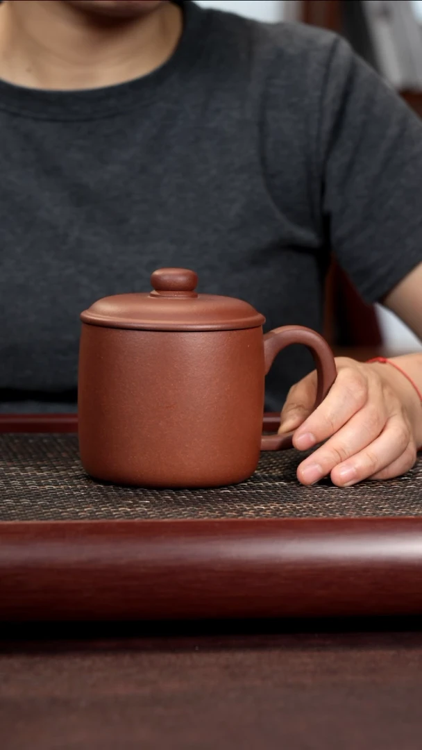 茶杯紫砂尾单微中槽清墩墩杯不带礼盒