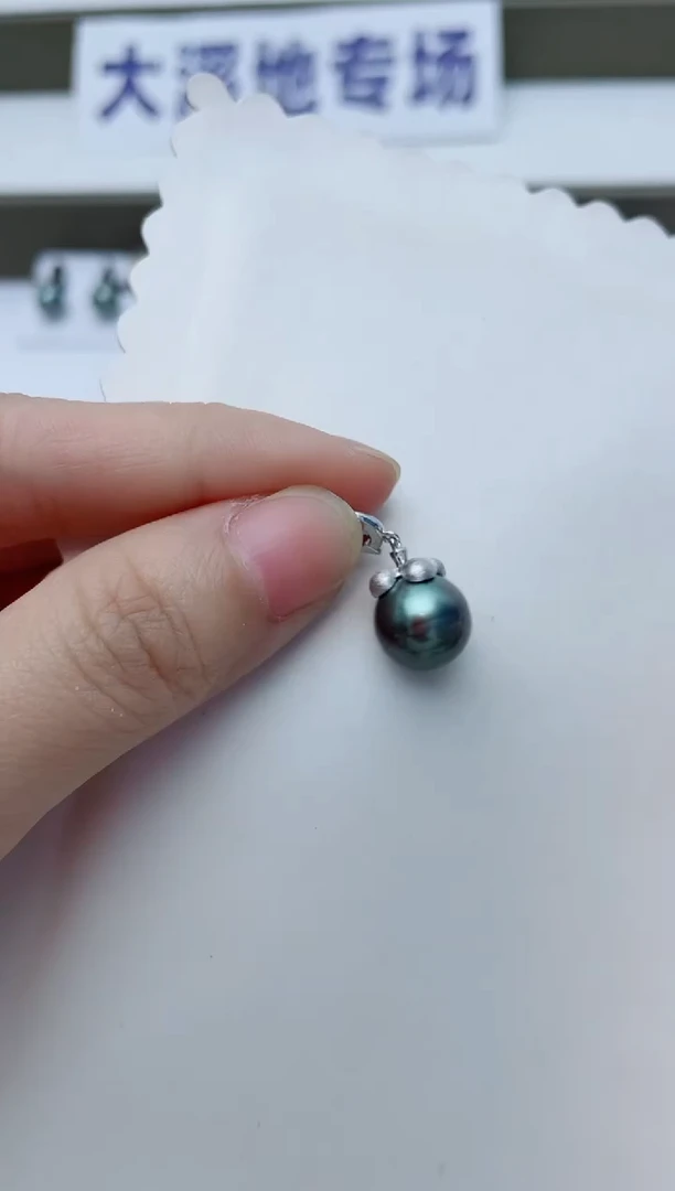 海水珍珠银S925镶嵌颈饰A50