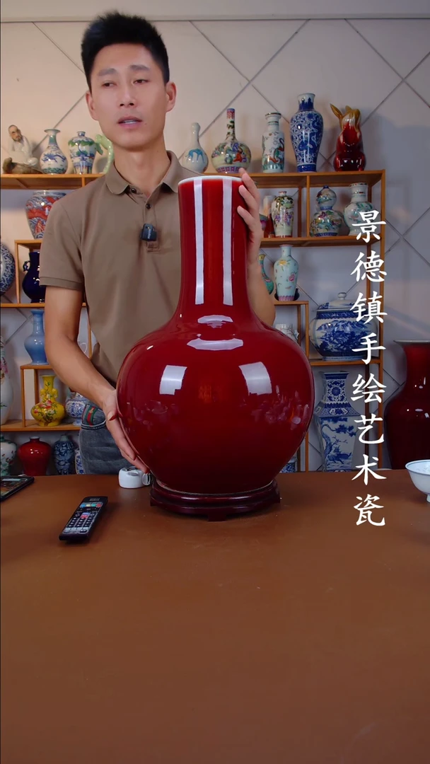 现代景德镇手工手绘陶瓷摆件58