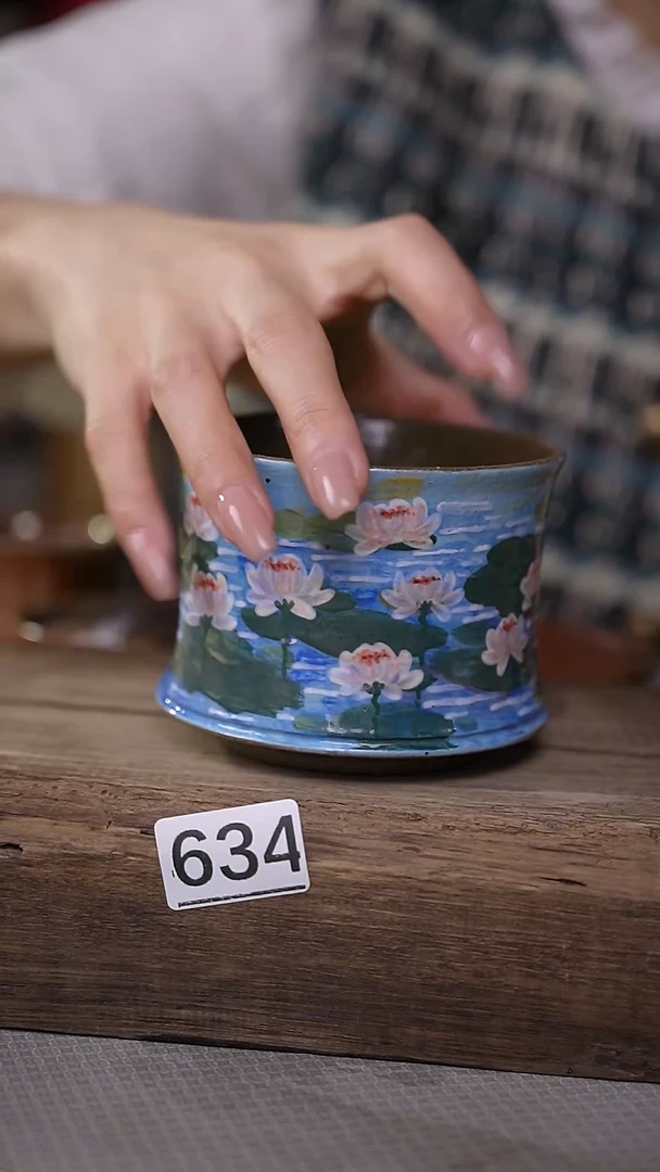 【闪购商品】瓷片油画风·彩绘·设计师石一款 手握